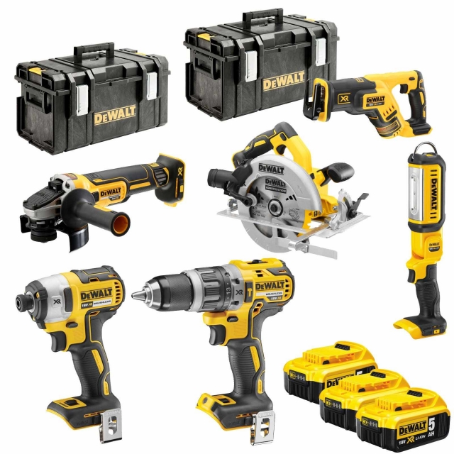 DEWALT DEWALT DCK623P3 18v XR Brushless 6pc Kit with 3x5ah Batteries