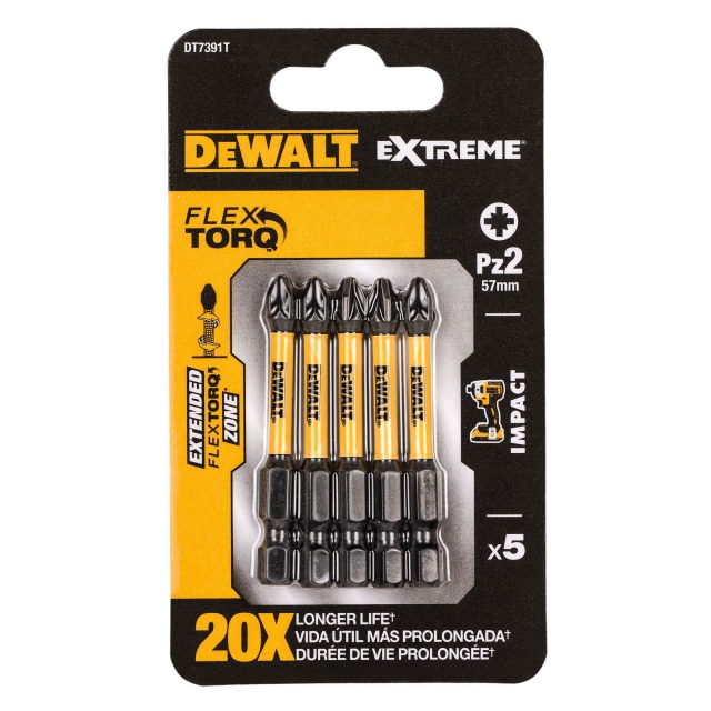 DEWALT DEWALT DT7391TQZ PZ2 57mm IR Torsion Bit (5)