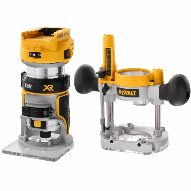 DEWALT DEWALT DCW604NT 18v Brushless Router +Bases BODY ONLY