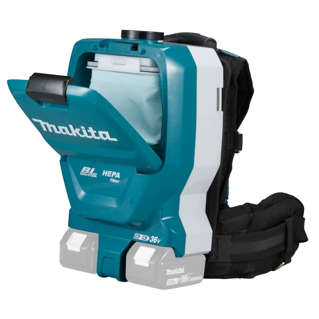 MAKITA MAKITA DVC261ZX11 Twin 18v (36v) Brushless Backpack Vac BODY ONLY