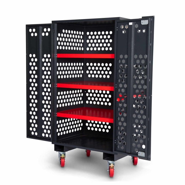 ARMORGARD ARMORGARD FC6 Mobile Fittings Cabinet Mesh Design