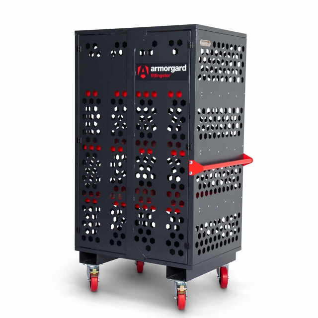 ARMORGARD ARMORGARD FC6 Mobile Fittings Cabinet Mesh Design