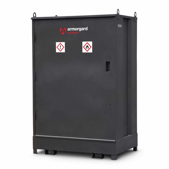 ARMORGARD ARMORGARD DB2S 2 Drum Enclosed DrumBank with Shelf