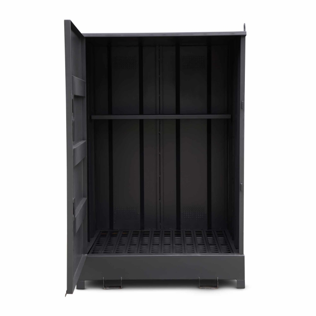 ARMORGARD ARMORGARD DB4S 4 Drum Enclosed DrumBank with Shelf