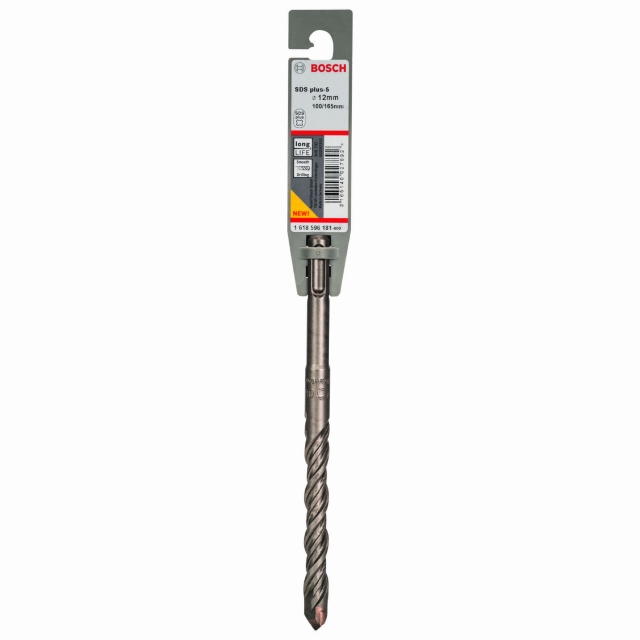 BOSCH BOSCH 12 x 100 x 165 mm Hammer drill bit SDS-plus-5
