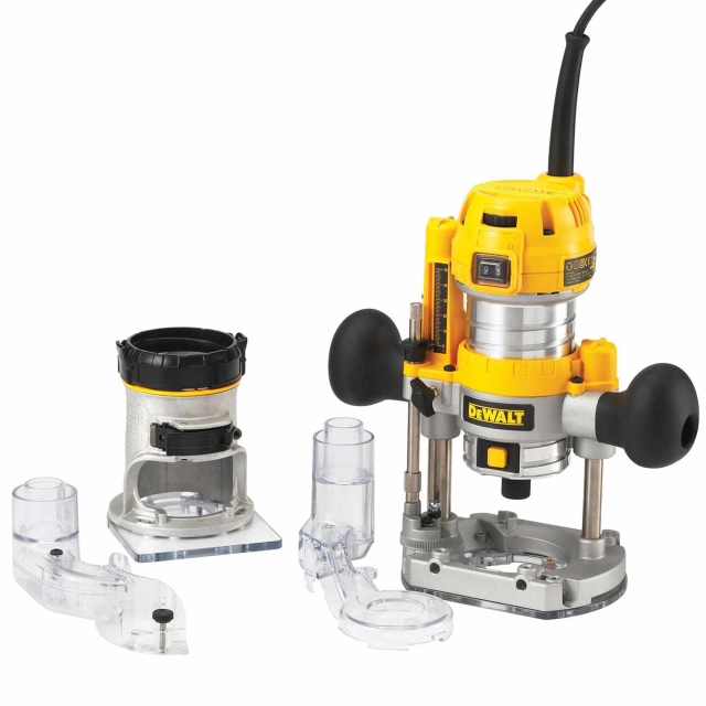 DEWALT DEWALT D26204K 240v 8mm Combination Plunge and Fixed Base Router