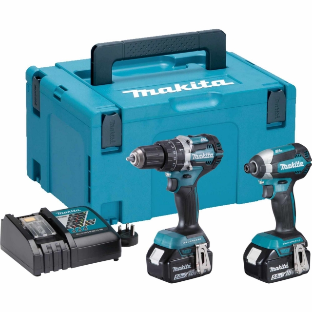 MAKITA MAKITA DLX2180TJ 18v DHP484/DTD153 Twin Pack with 2x5ah Li-ion batteries