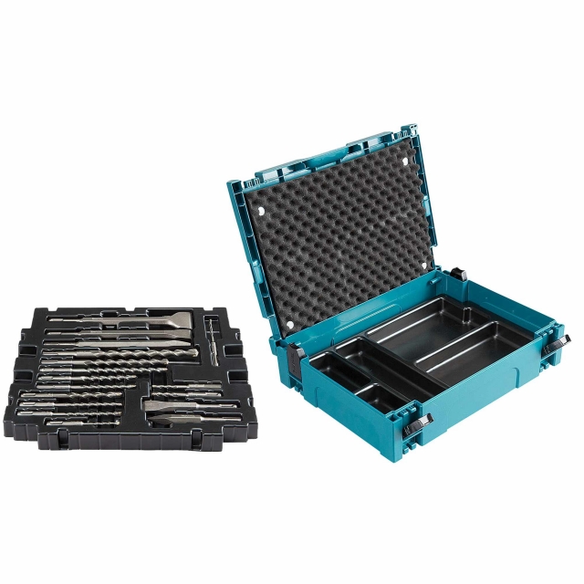 MAKITA MAKITA B-52059 17 Piece SDS Plus Chisel and Bit Set in Makpac Case